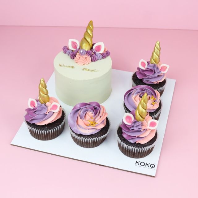 Unicorn Bento Cupcake Set